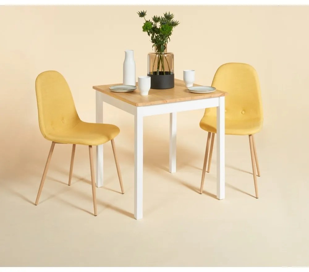 Súprava 2 žltých jedálenských stoličiek Bonami Essentials Lissy