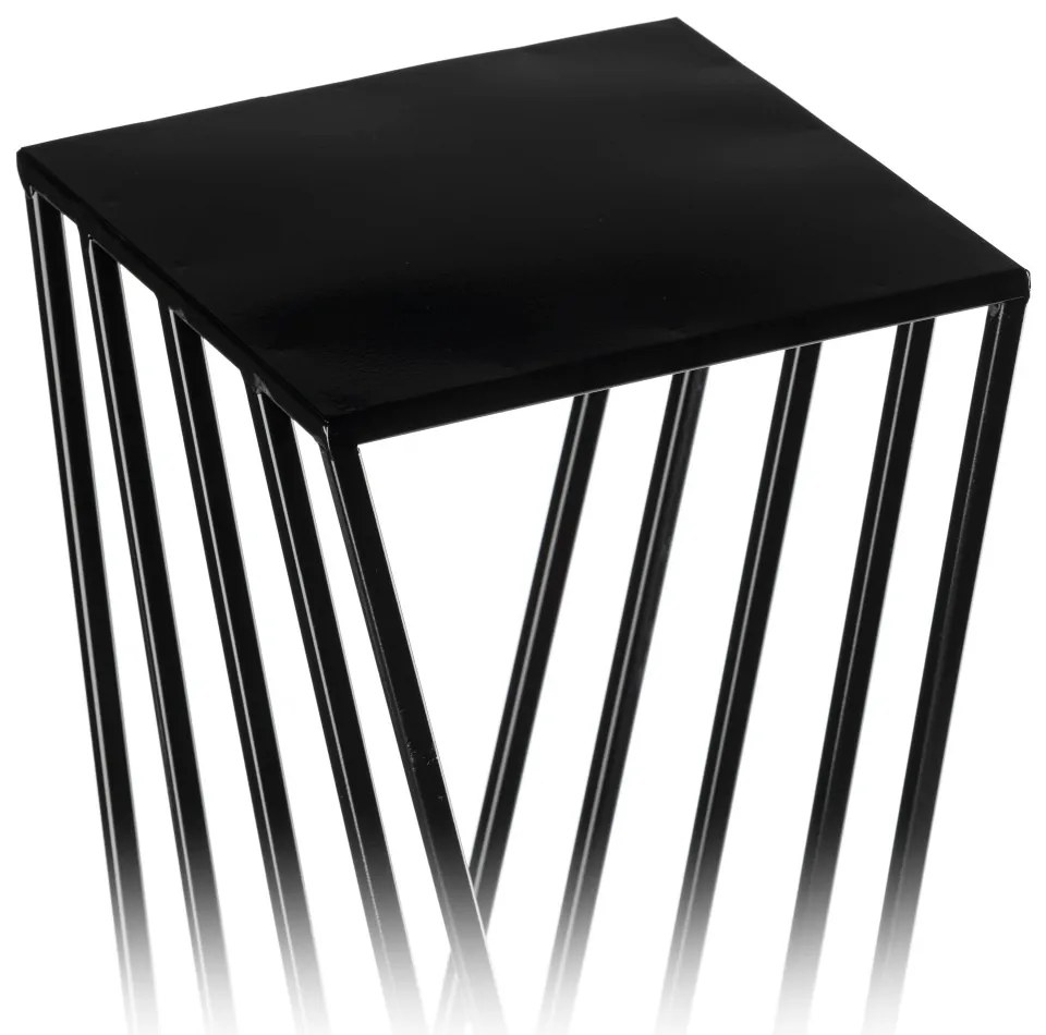 STOJAN NA KVETINÁČ BEAM 40X24X24 CM ČIERNA