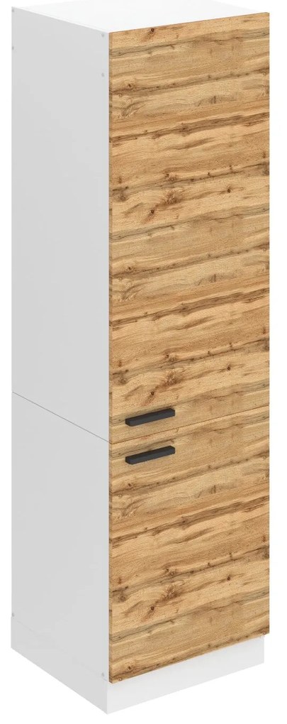 Vysoká kuchynská skrinka Belini Premium Full Version pre vstavanú chladničku 60 cm dub wotan