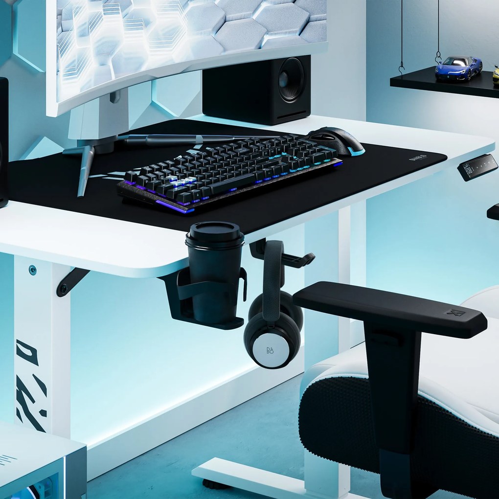 Výškovo nastaviteľný stôl Diablo X-Tensio 1100 biely