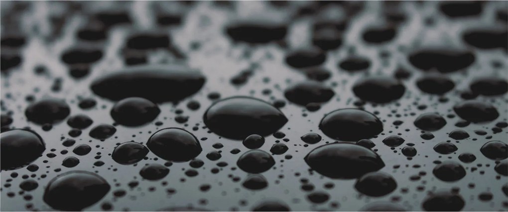 Obraz kvapiek vody (120x50 cm)