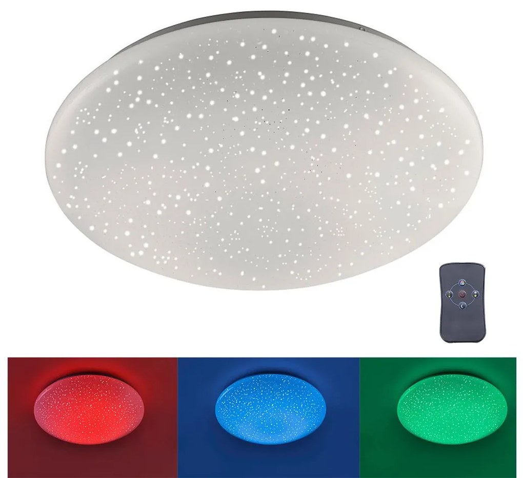 Leuchten Direkt 14242-16 - LED RGB Stmievateľné  svietidlo SKYLER LED/18W/230V + DO W2348