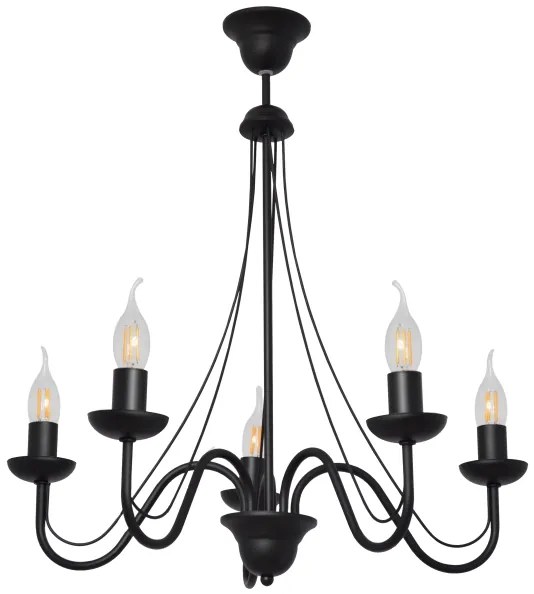 Luster na lanku MALBO II 5xE14/10W/230V