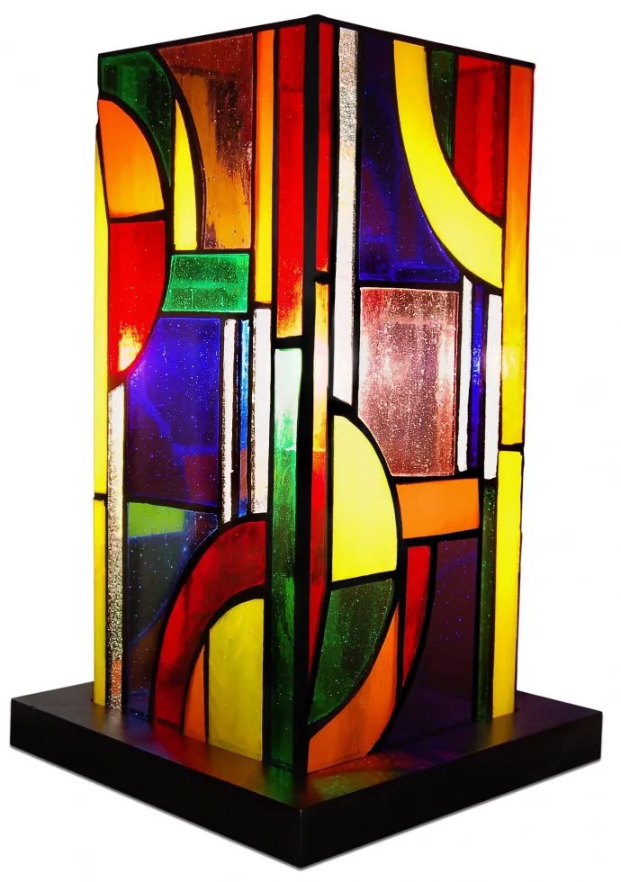 Vitráž lampa Tiffany PRISM KANDINSKI