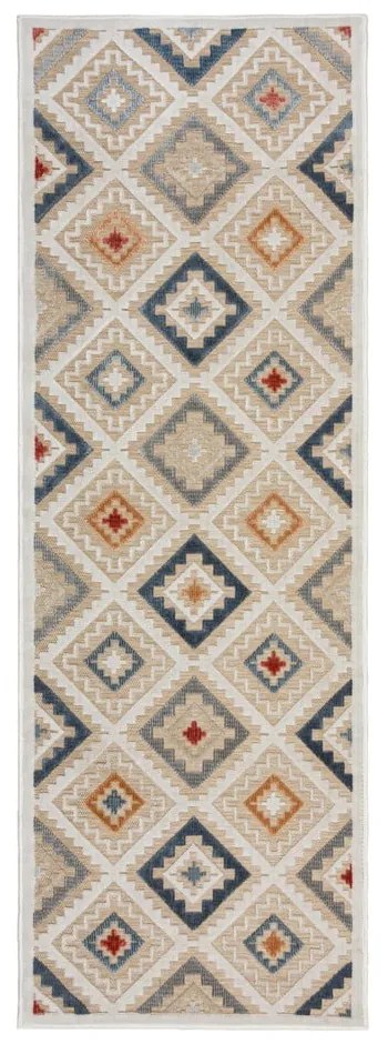 Krémový vonkajší behúň 80x230 cm Zion Natural – Flair Rugs