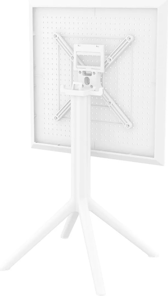 SKY FOLDING 60 sklopný záhradný stôl white