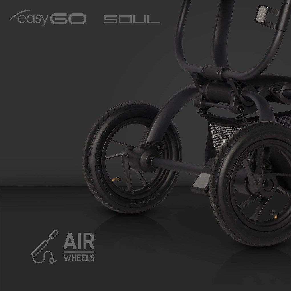 Hlboký kočík 1v1 EasyGo Soul Rose