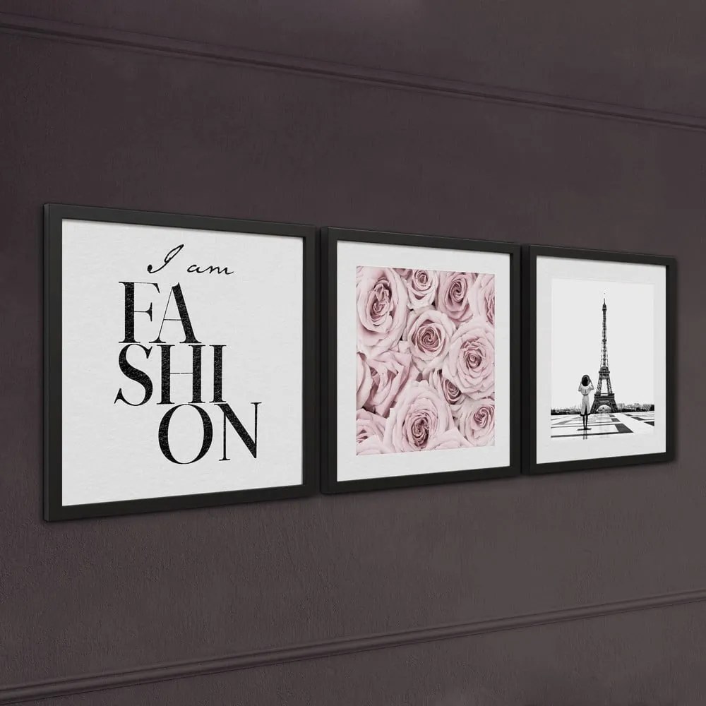 Obrazy v súprave 3 ks 30x40 cm Parisienne – Styler