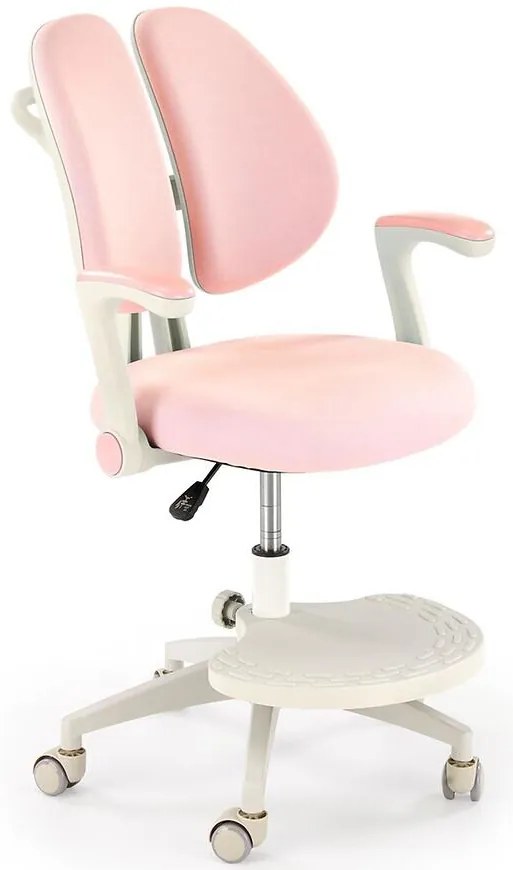Otočné kreslo Panco ružový