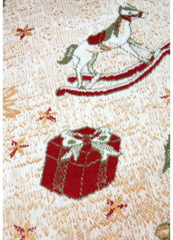 Zelený behúň s vianočným motívom s prímesou bavlny 80x200 cm Toy's Delight Green Christmas – Villeroy&amp;Boch