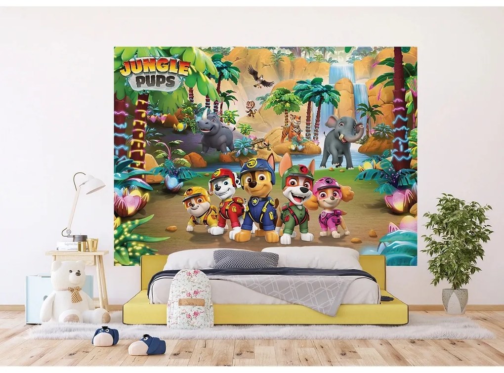 Detská fototapeta Paw Patrol Jungle Pups 252 x 182 cm, 4 diely