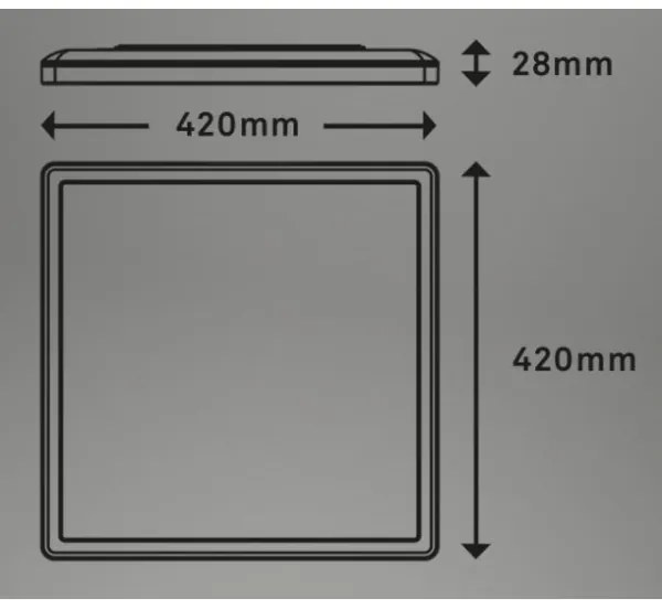 Briloner 7082-016 - LED Stmievateľné svietidlo SLIM LED/22W/230V 2700-6500K + DO