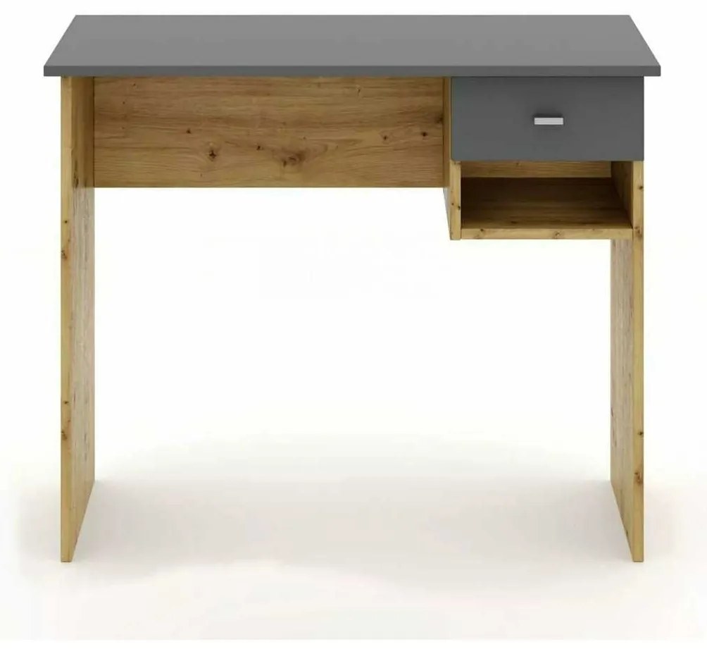 Písací stôl Rosebank, dub artisan / antracit