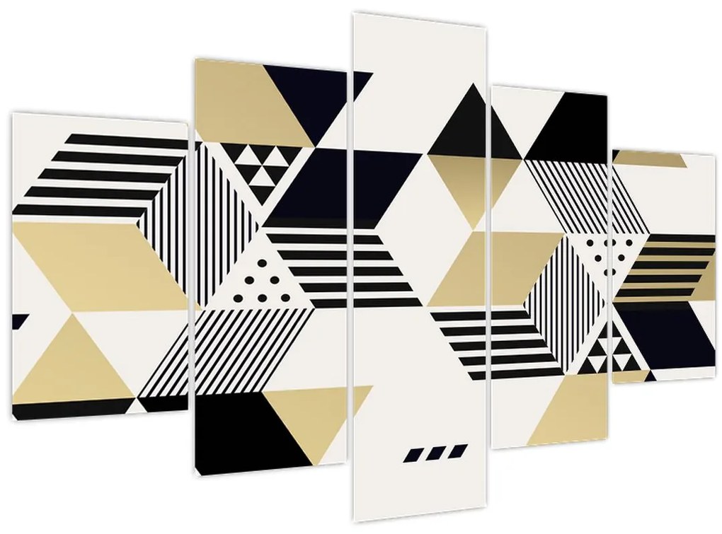 Obraz - Geometrické tvary N⁰1 (150x105 cm)