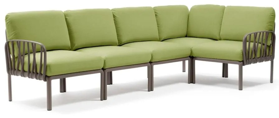 KOMODO 5 Záhradná sofa - tortora avocado sunbrella