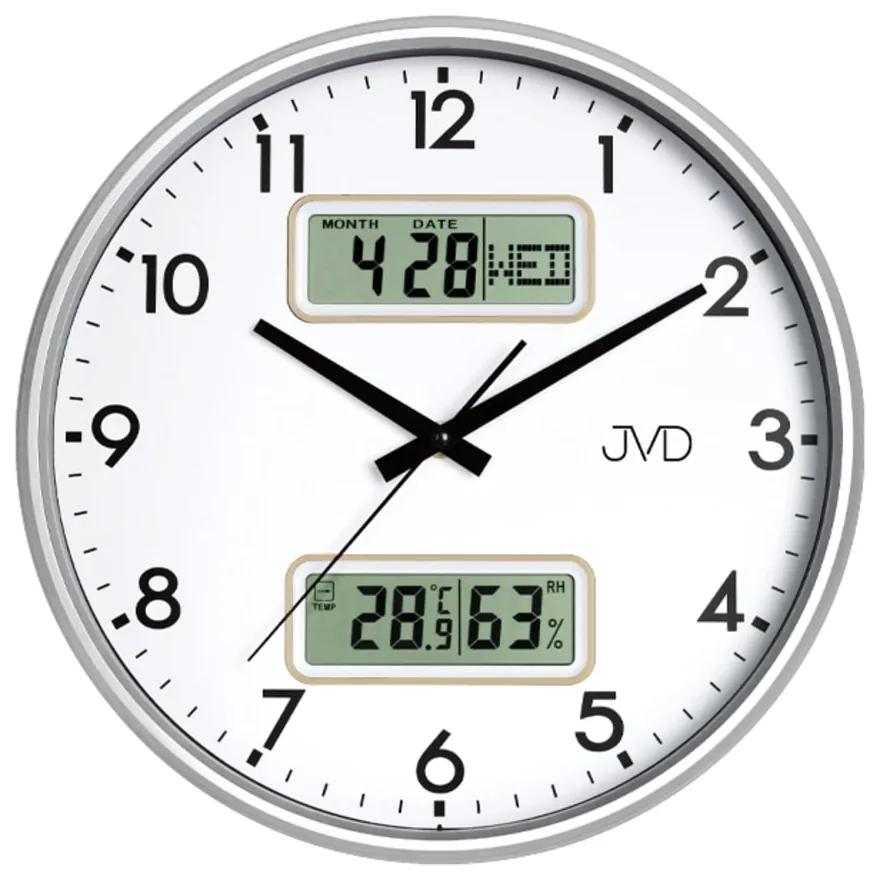 Nástenné hodiny s podsvietením JVD DH239.1, 30 cm
