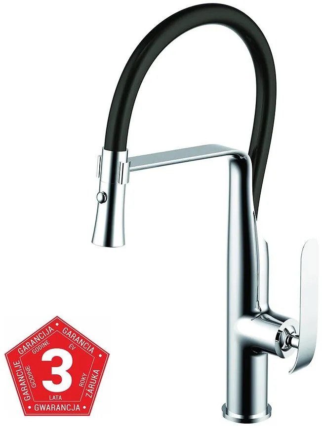 Batéria flexibilná drezová Virtus black