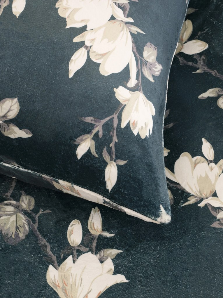 Predĺžené obliečky mikroplyš Digital – Johari tmavo zelené