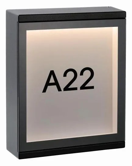 Lucide 27879/06/30 - LED vonkajšie nástenné svietidlo CADRA LED/6W/230V