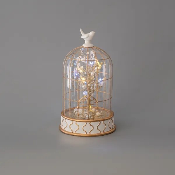 LED Vianočná dekorácia 12xLED/3xAAA teplá biela