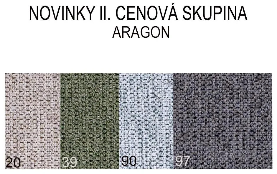 AVA JIM XXL Čalúnená časť Varianta: MONOLITH 48