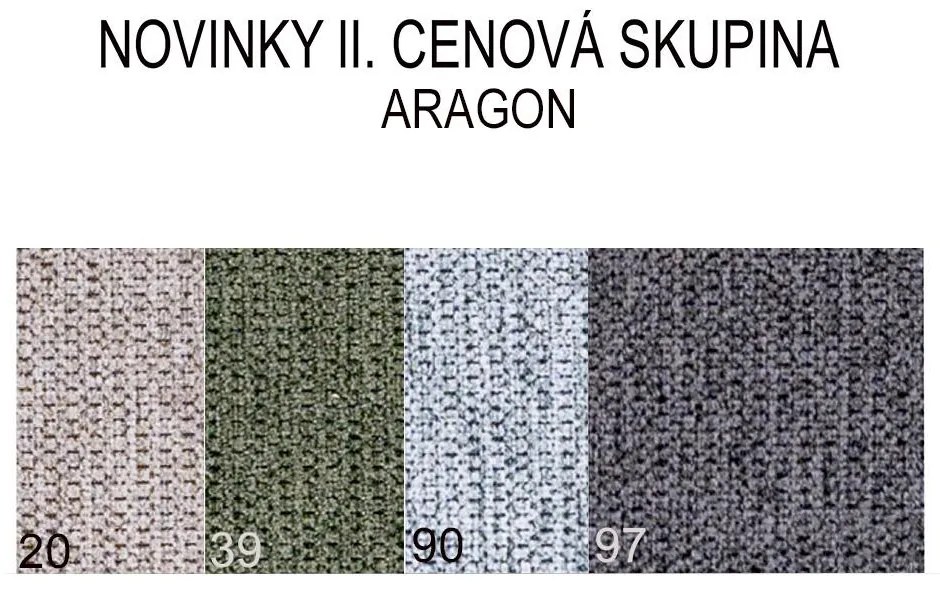 AVA JIM XXL Čalúnená časť Varianta: TERRA 92NW