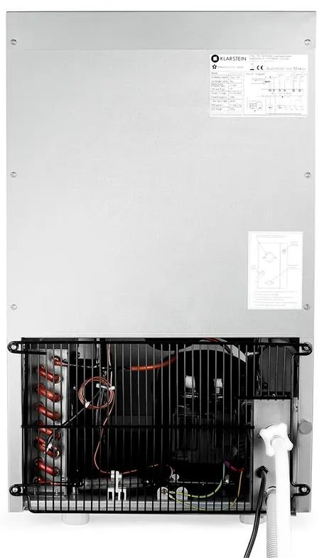 Klarstein Powericer XXL, výrobník ľadu, priemyselné zariadenie na výrobu kociek ľadu, 160 W