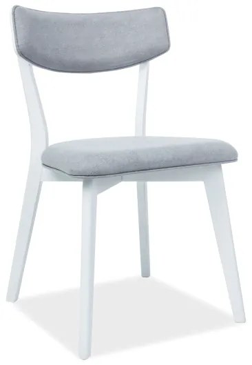 Sivá drevená stolička KARL