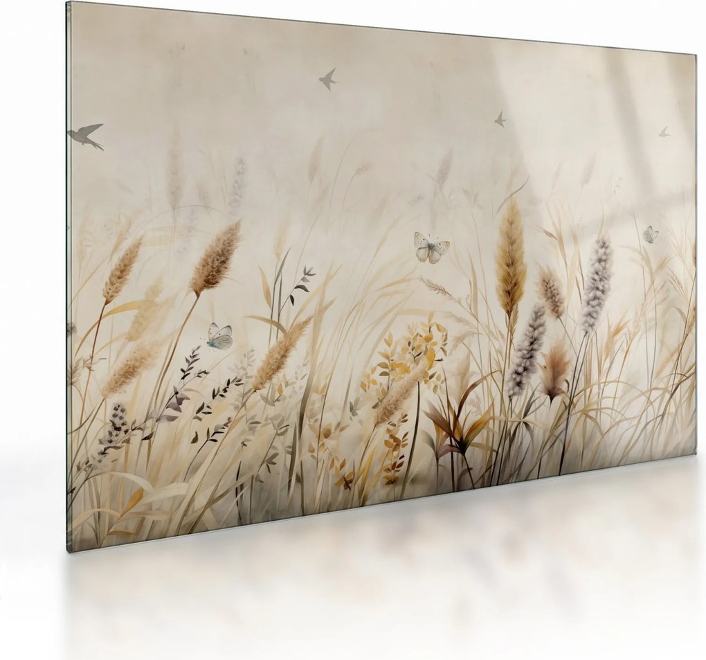 Sklenený obraz - Divoká lúka (70x50 cm)