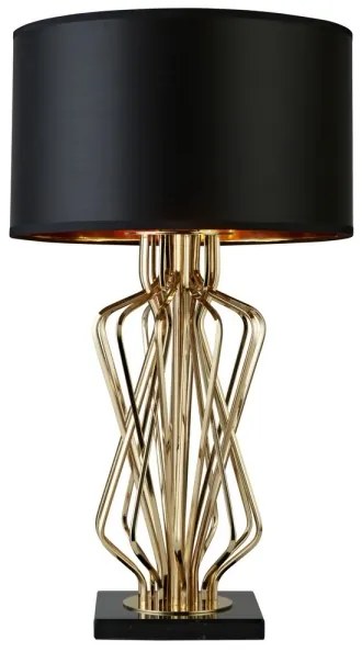 Searchlight EU4110GO - Stolná lampa ETHAN 1xE27/60W/230V