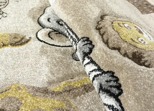 Koberce Breno Kusový koberec DIAMOND KIDS 24292/760, hnedá, viacfarebná,160 x 230 cm