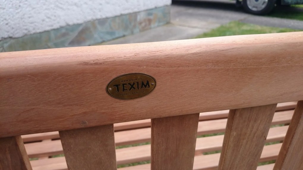 TEXIM ROMA - záhradná teaková lavica 150 cm, teak