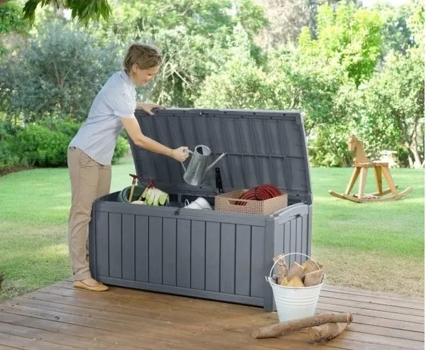 KETER GLENWOOD 390L Záhradný úložný box 128 x 65 x 61 cm, grafit 17193522