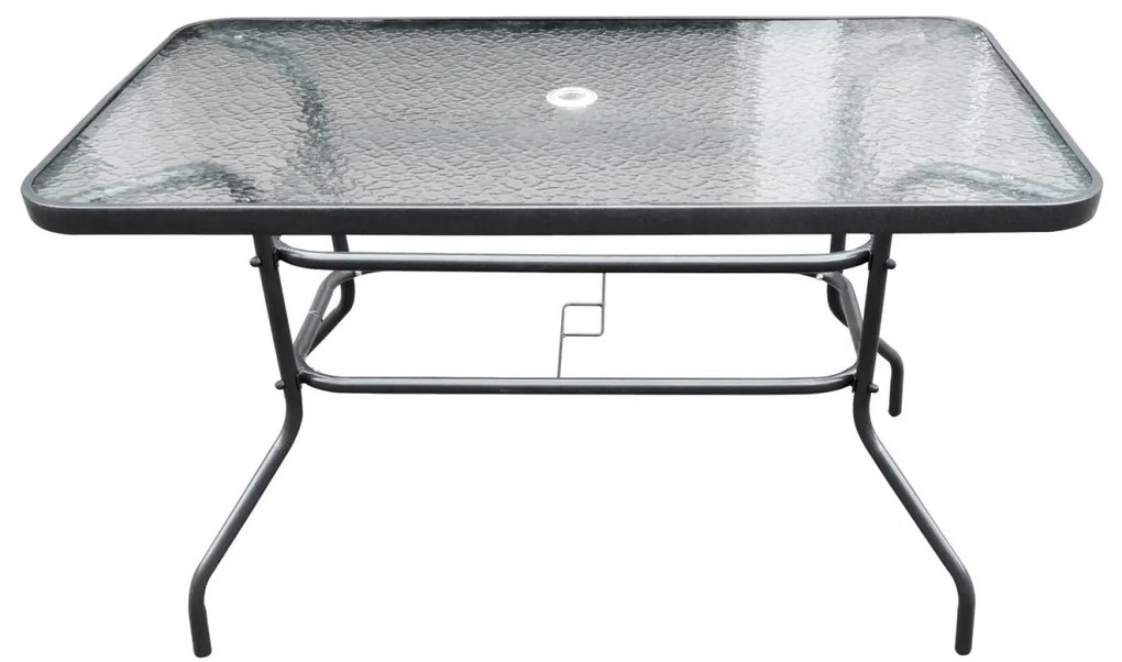 Záhradný stôl NEO 150 cm čierny