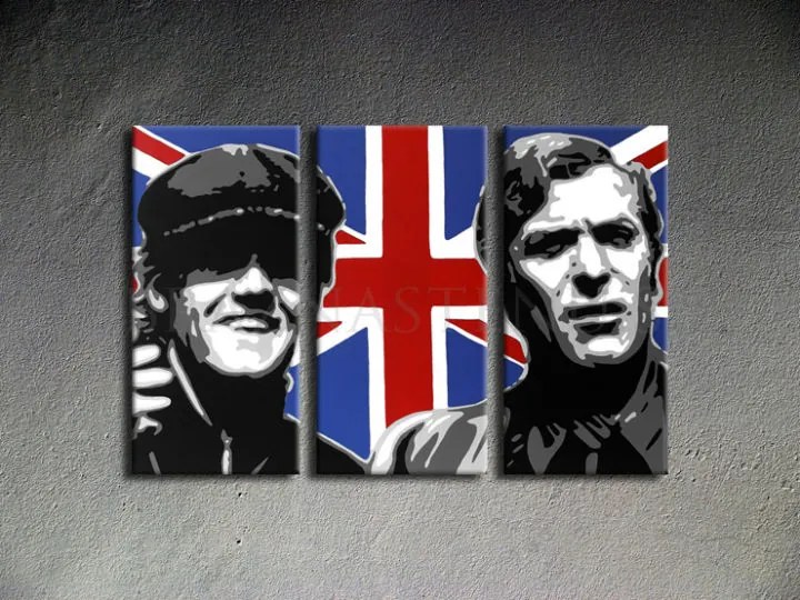Ručne maľovaný POP Art obraz Italian Job | rôzne rozmery