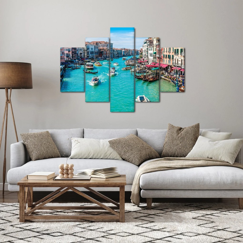 Obraz - Canal Grande, Benátky, Taliansko (150x105 cm)