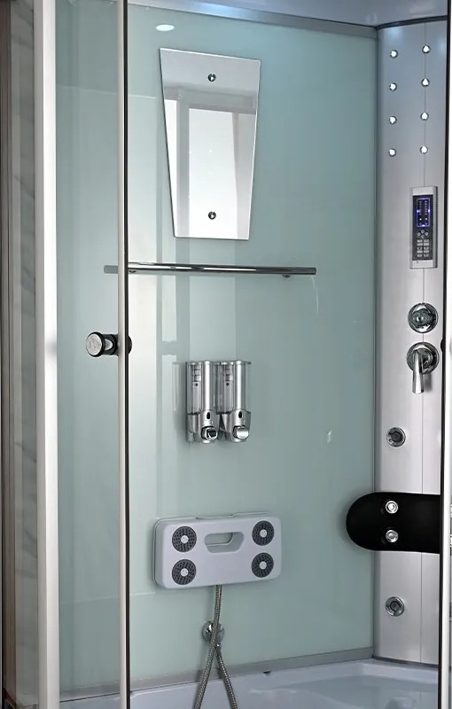 Terra Hydromasážny box WSH7106RW WH, 120x80 pravý bez sauny