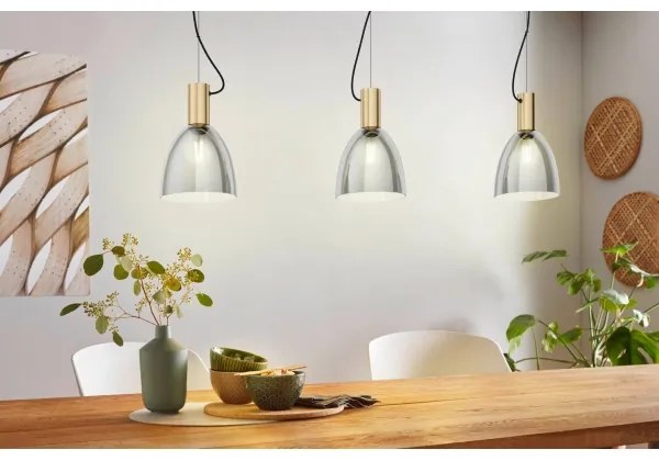 Eglo 99314 - Luster na lanku LEBALIO 3xE27/40W/230V