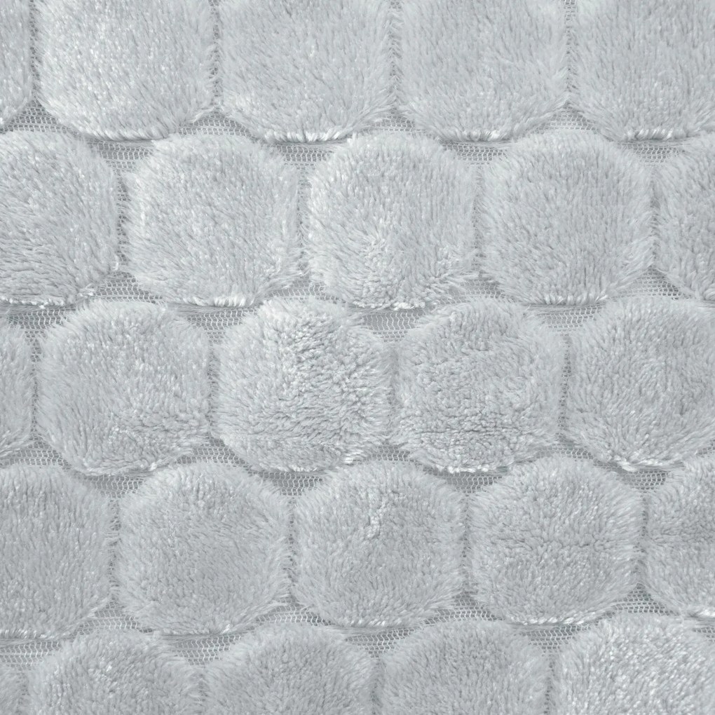 EUROFIRANY FLANELOVÁ DEKA ZOE1 150X200 CM STRIEBORNÁ
