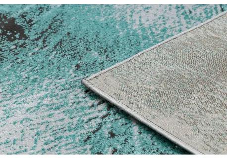 Moderný koberec DE LUXE 634 Rám vintage - Štrukturálny zelená / antracit Veľkosť: 180x270 cm