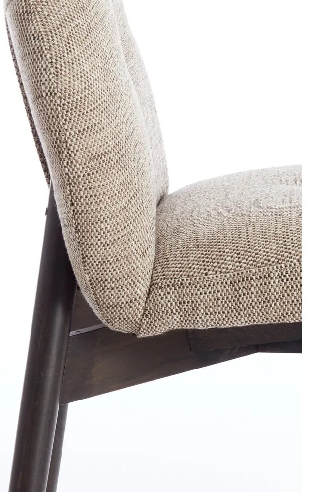 Béžové čalúnené jedálenské kreslá v súprave 2 ks Sinosa – Light &amp; Living