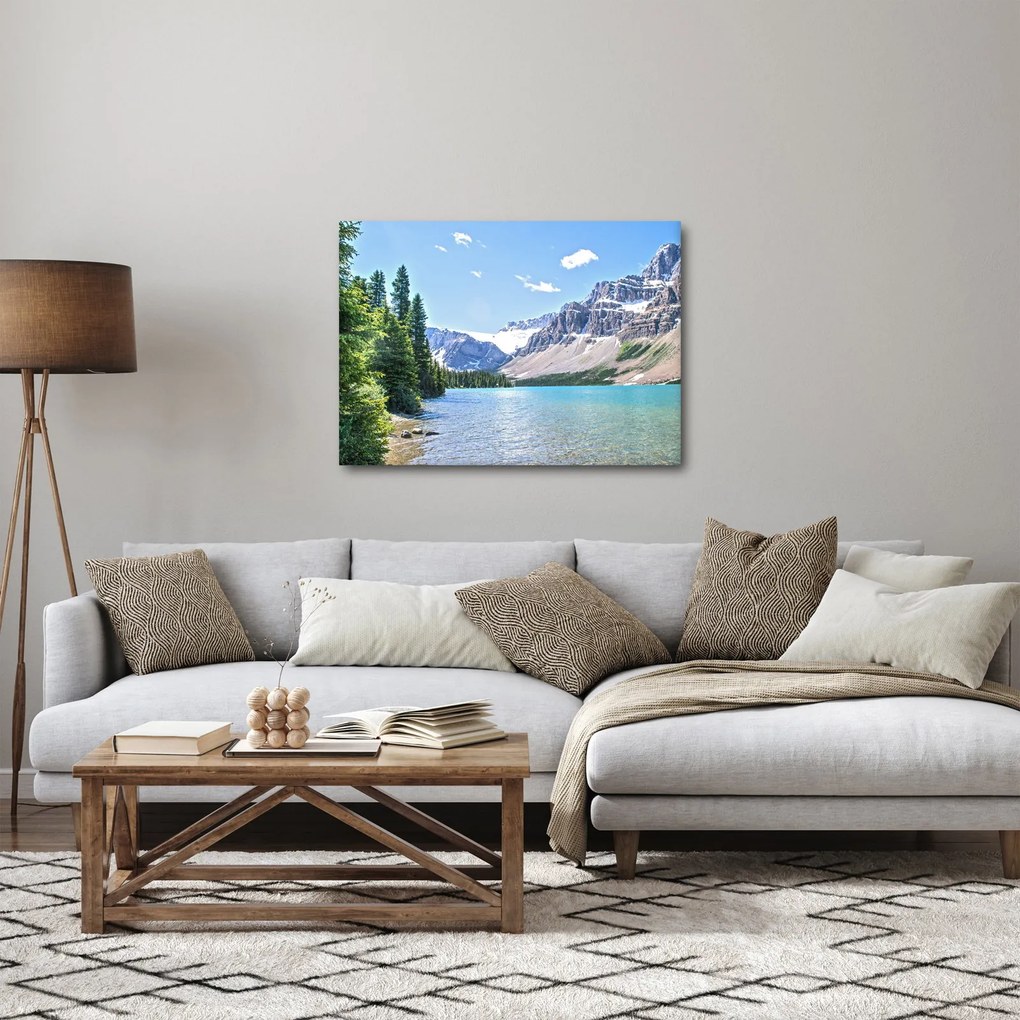Obraz Alpského jazera (70x50 cm)