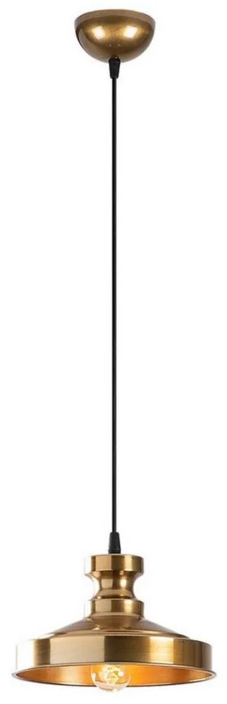 Luster na lanku BERCESTE 1xE27/40W/230V zlatá