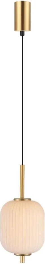 Zuma Line 003064-034751 - Závesný LED luster na lankách AKARI LED/6,5W/230V pr. 13 cm, zlatý