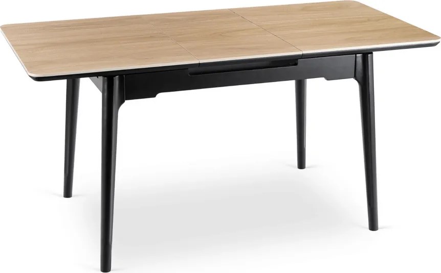 Stôl Keramický ADAMO 120-160 cm dub/čierny