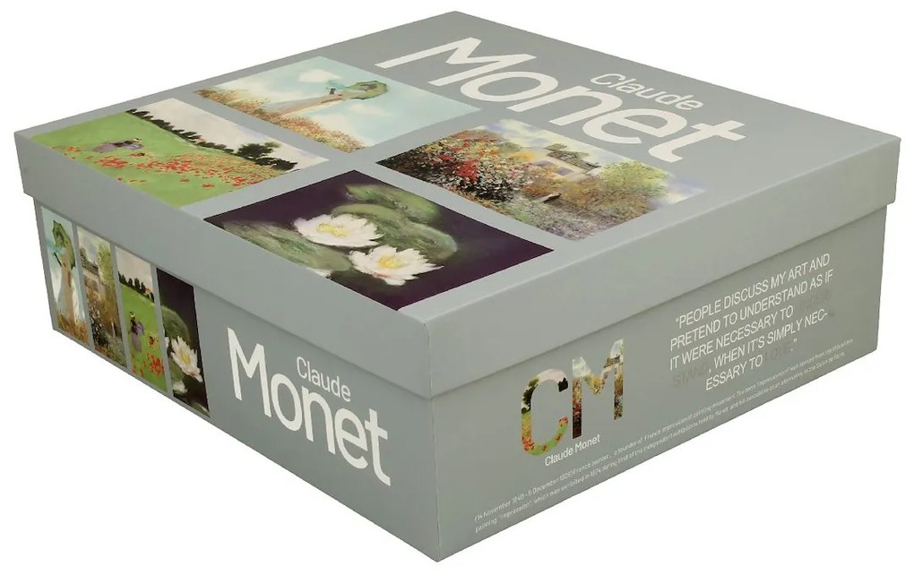 Porcelánový hrnček Monet 350 ml sada 4ks