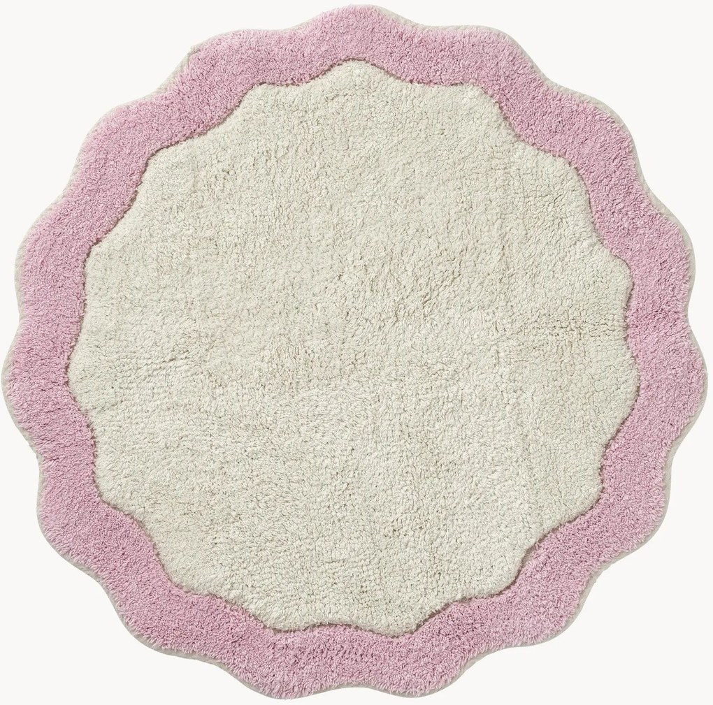 Bavlnená kúpeľňová predložka Scallop