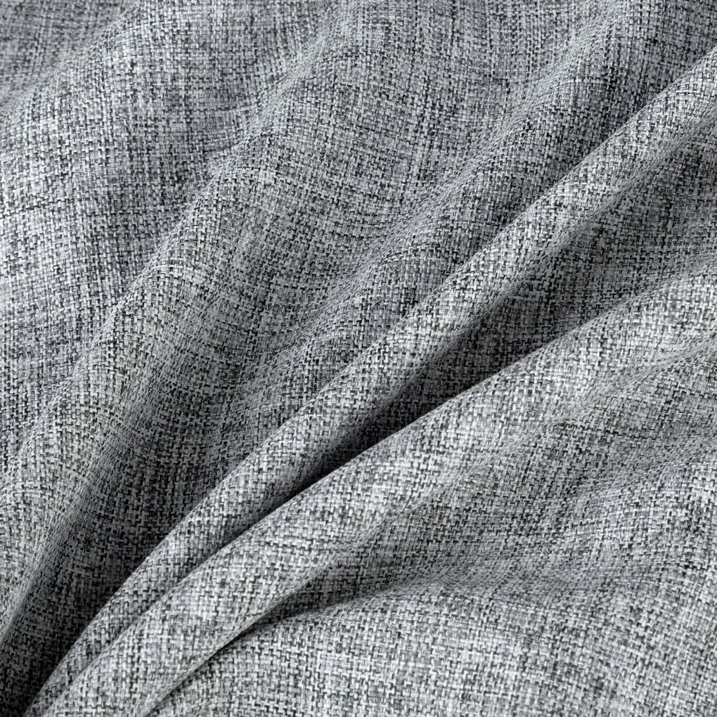 EUROFIRANY ZÁVES NA KRÚŽKOCH ADELINA 140X250 CM SIVÁ