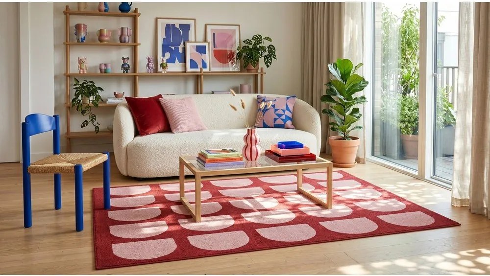 Červený/ružový koberec 160x230 cm Pomegranate – ESTE