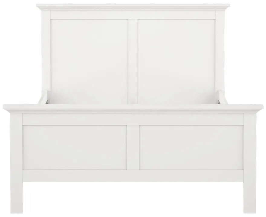 Biela dvojlôžková posteľ 140x200 cm Paris – Tvilum